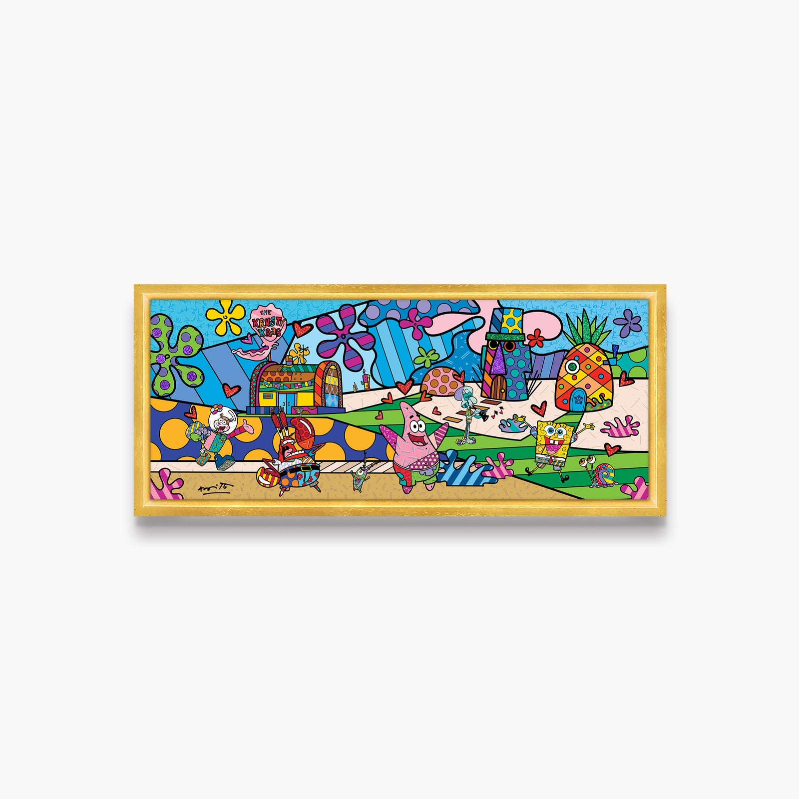 Bikini Bottom - Sponebob By Britto - Limited Edition Print
