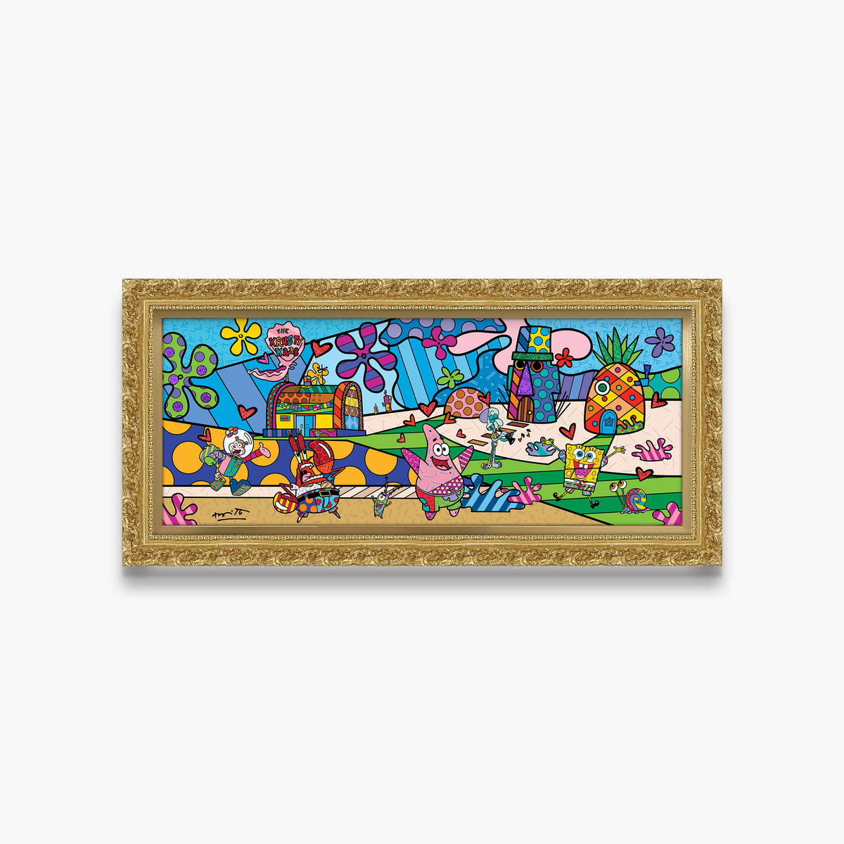 Bikini Bottom - Sponebob By Britto - Limited Edition Print