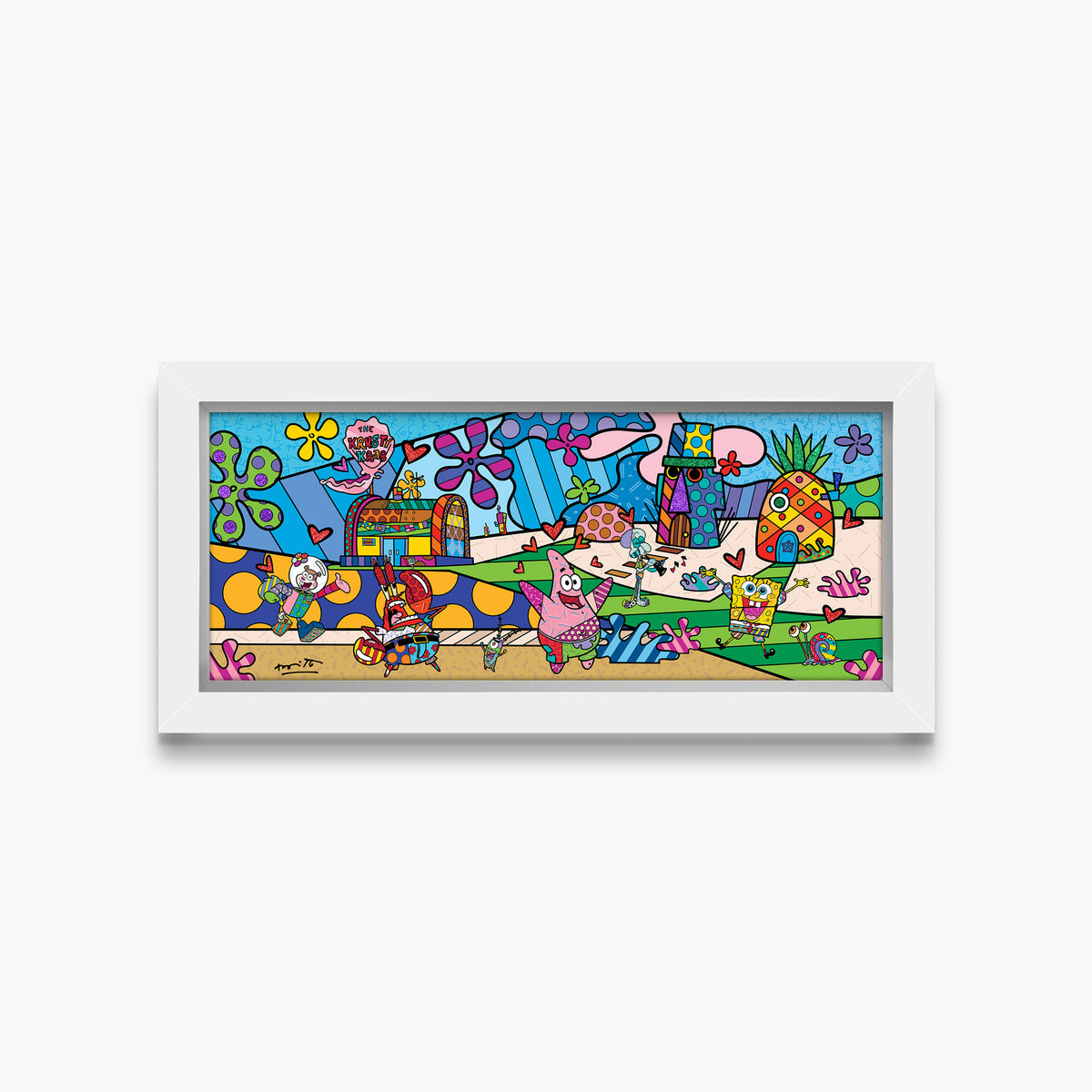 Bikini Bottom - Sponebob By Britto - Limited Edition Print