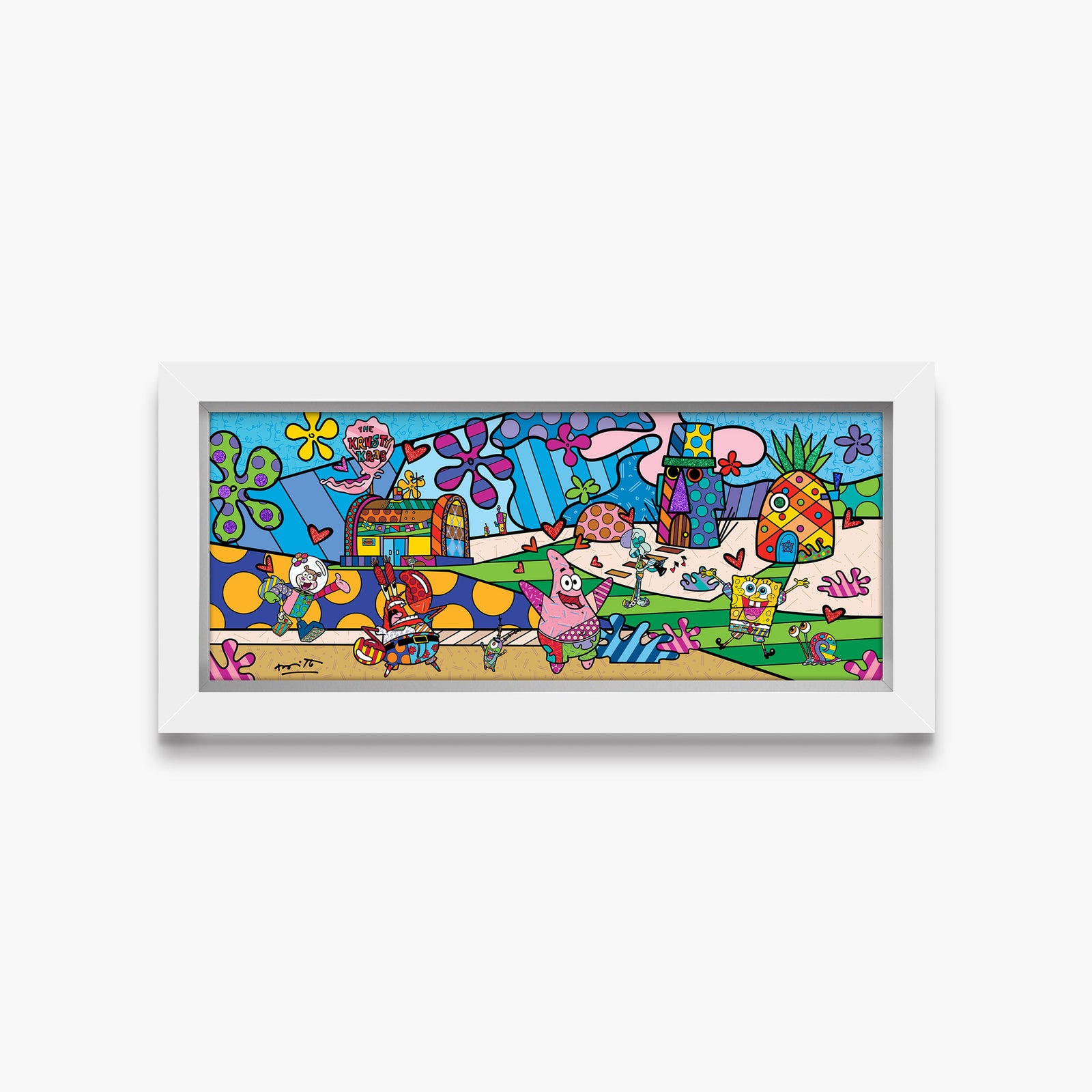 Bikini Bottom - Sponebob By Britto - Limited Edition Print