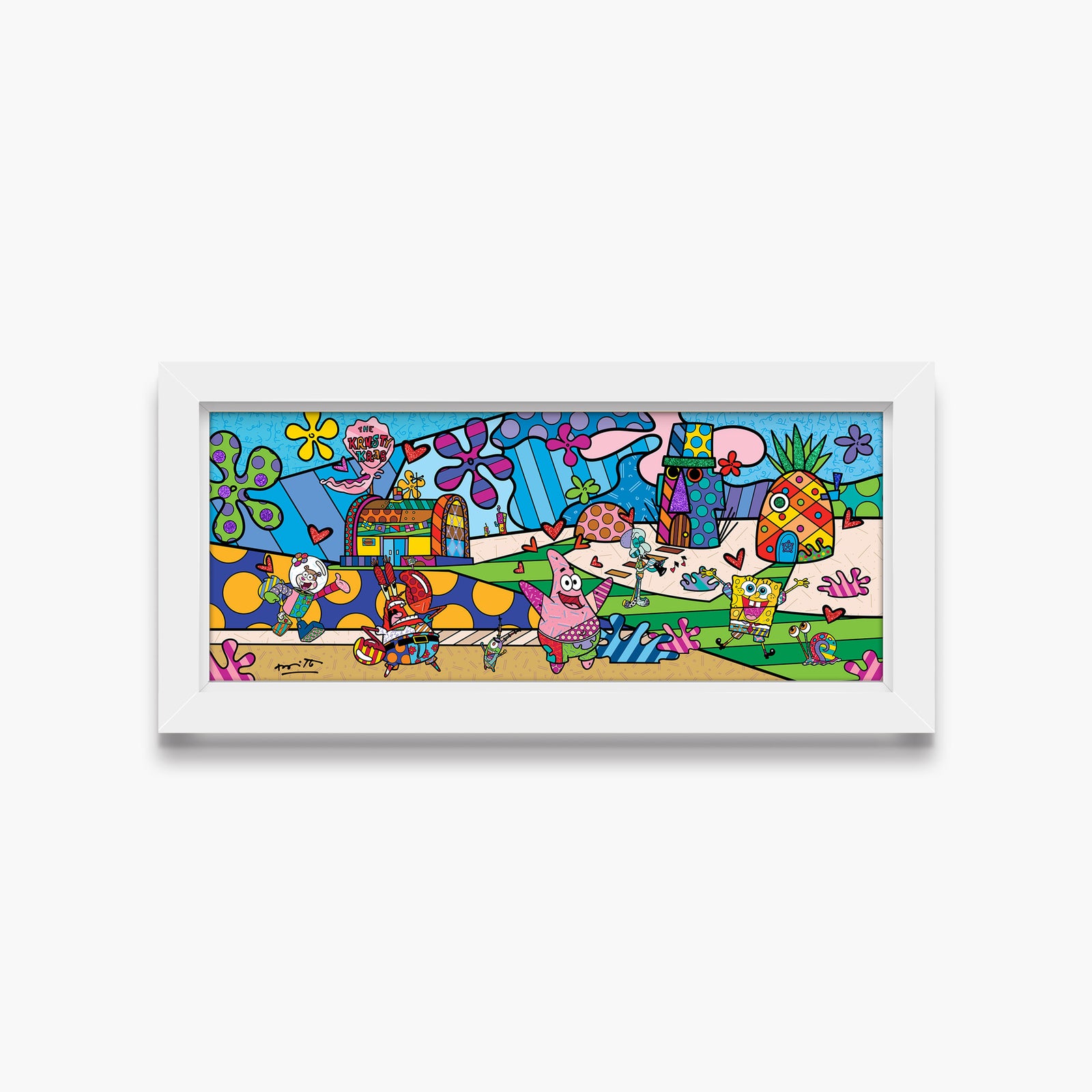 Bikini Bottom - Sponebob By Britto - Limited Edition Print