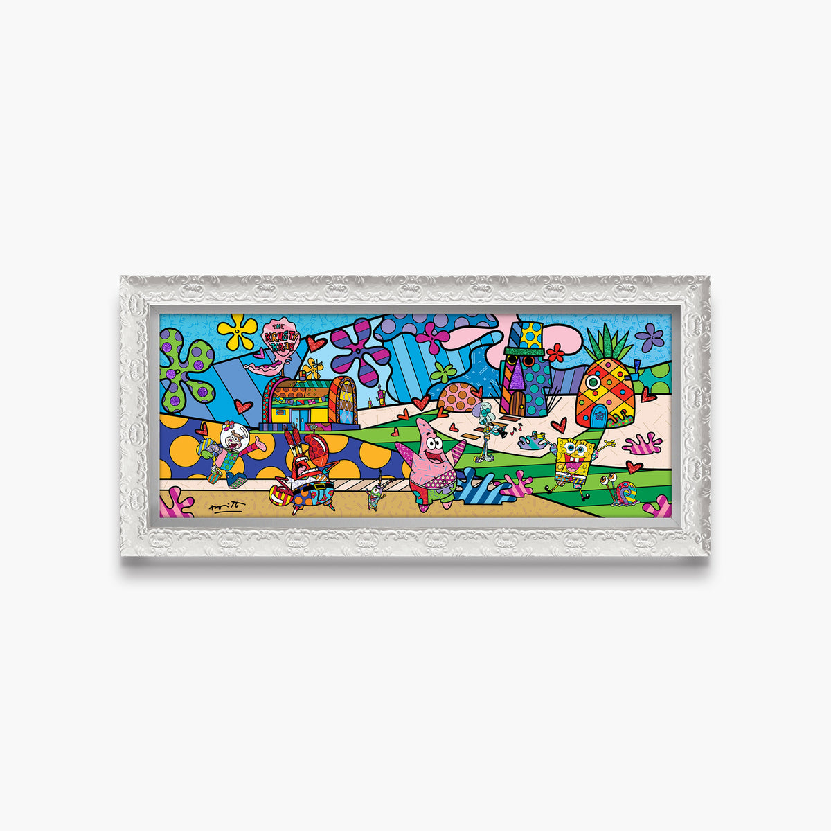 Bikini Bottom - Sponebob By Britto - Limited Edition Print