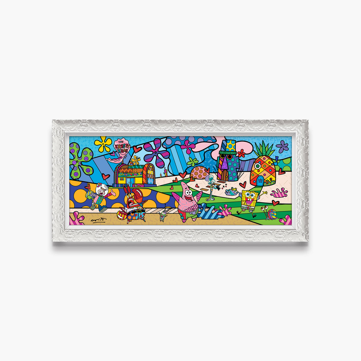 Bikini Bottom - Sponebob By Britto - Limited Edition Print