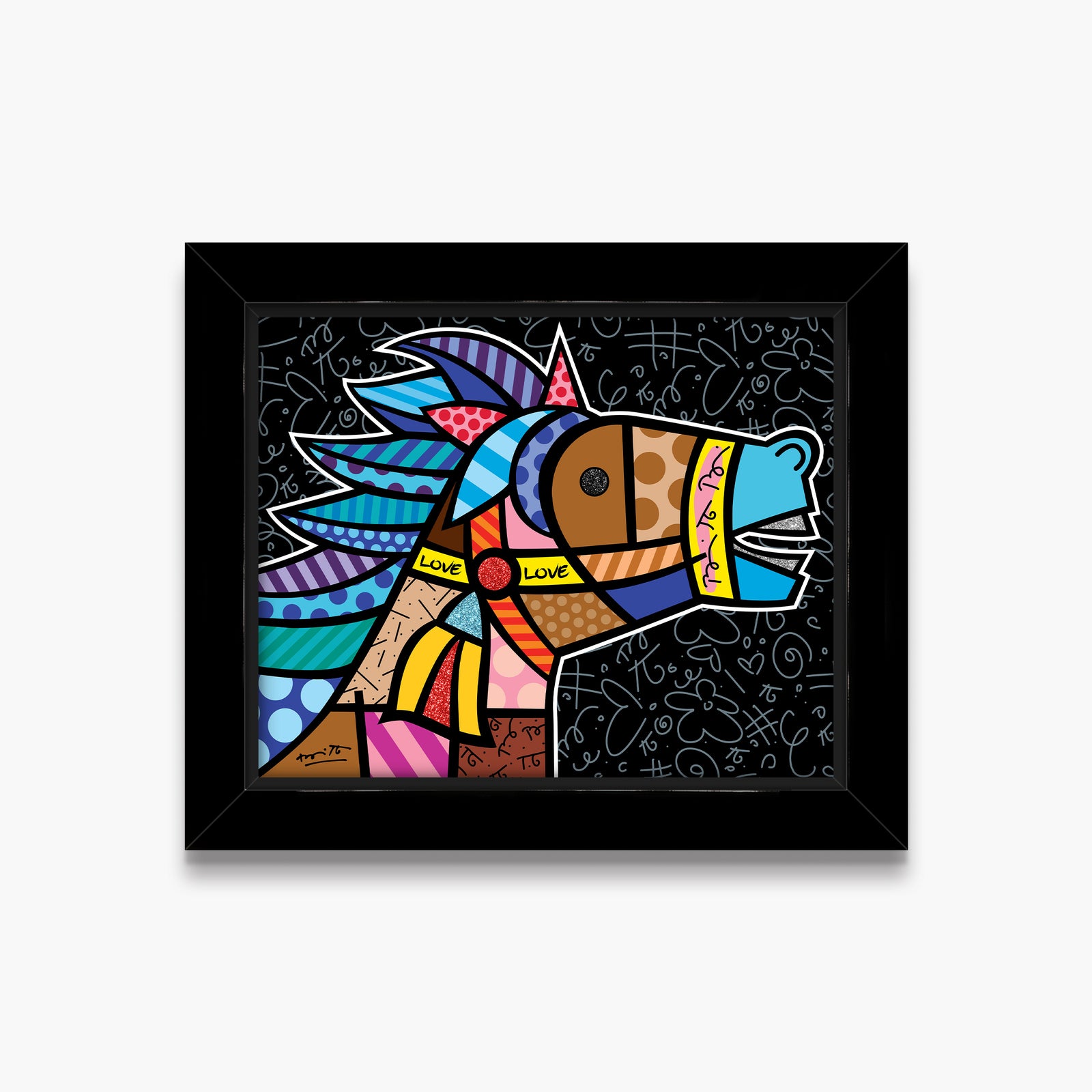 victory limited edition print  artistic colorful design collectible