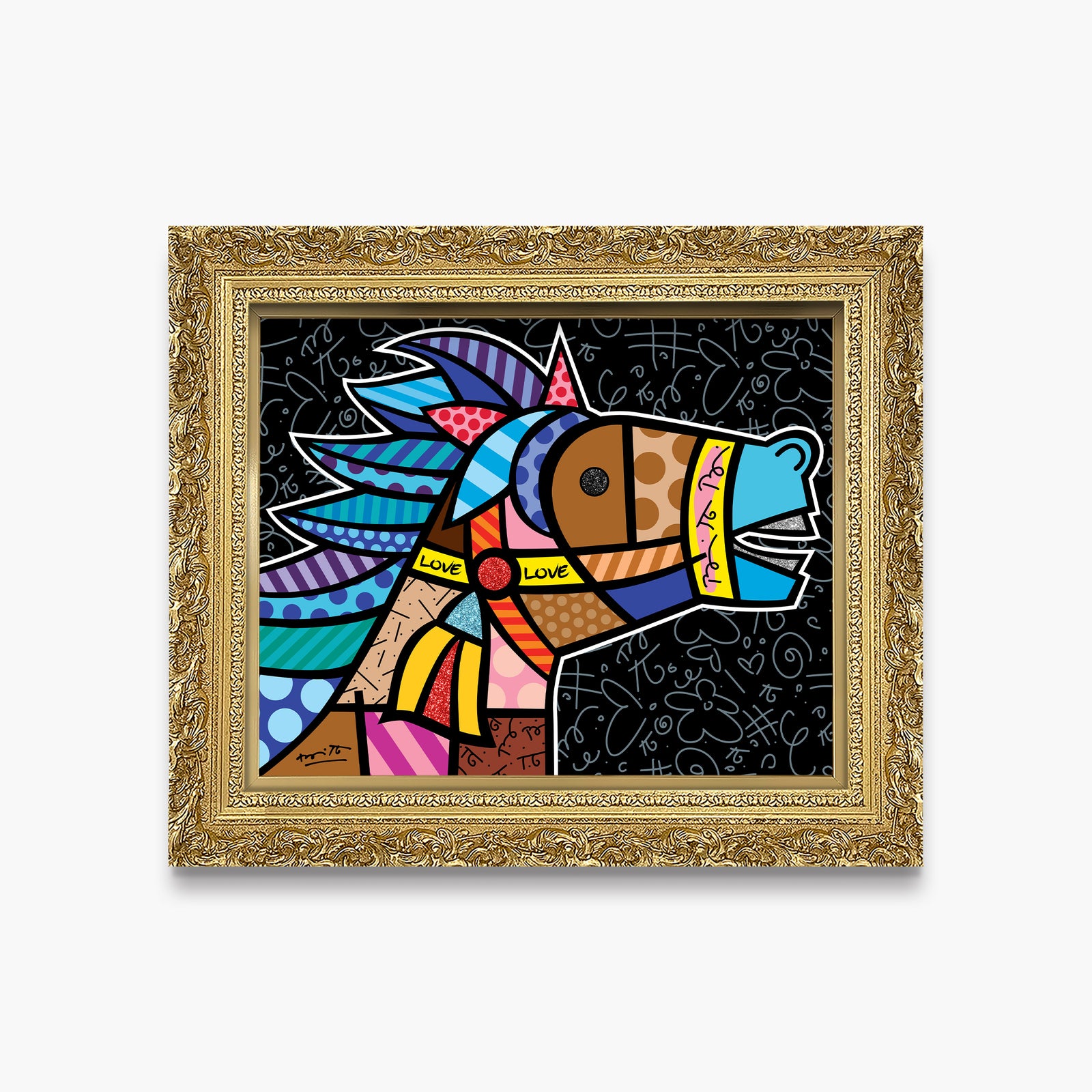 victory limited edition print  artistic colorful design collectible