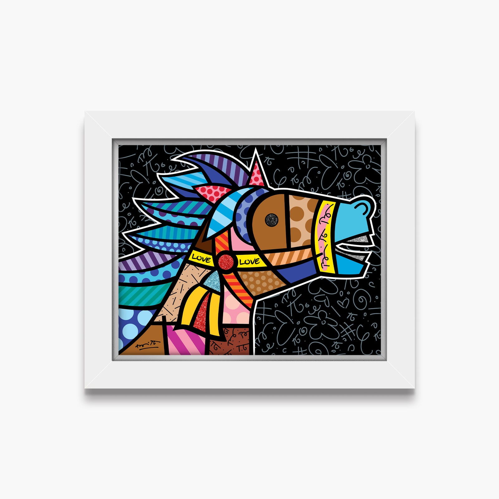 modern pop art victory limited edition print  vibrant home decor