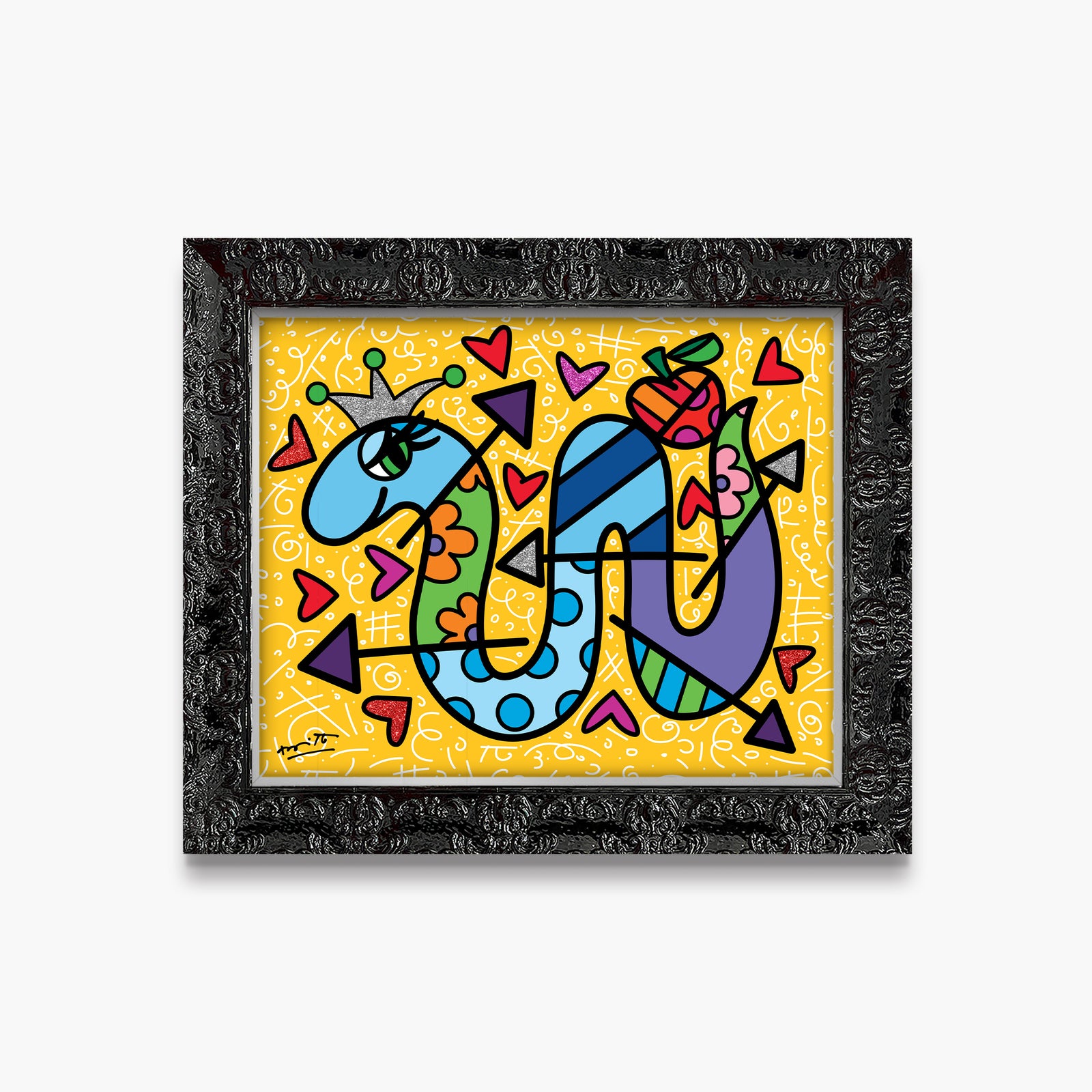 modern pop art another temptation limited edition print  vibrant home decor