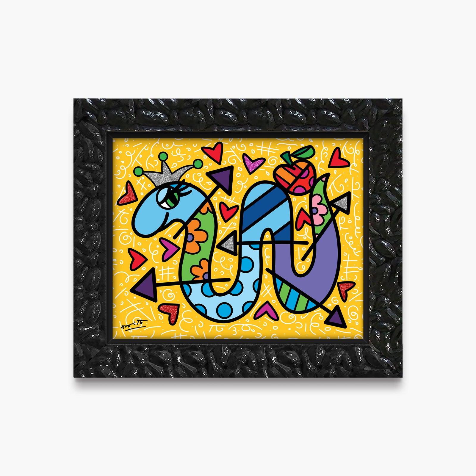 Romero Britto another temptation limited edition print  contemporary pop art piece