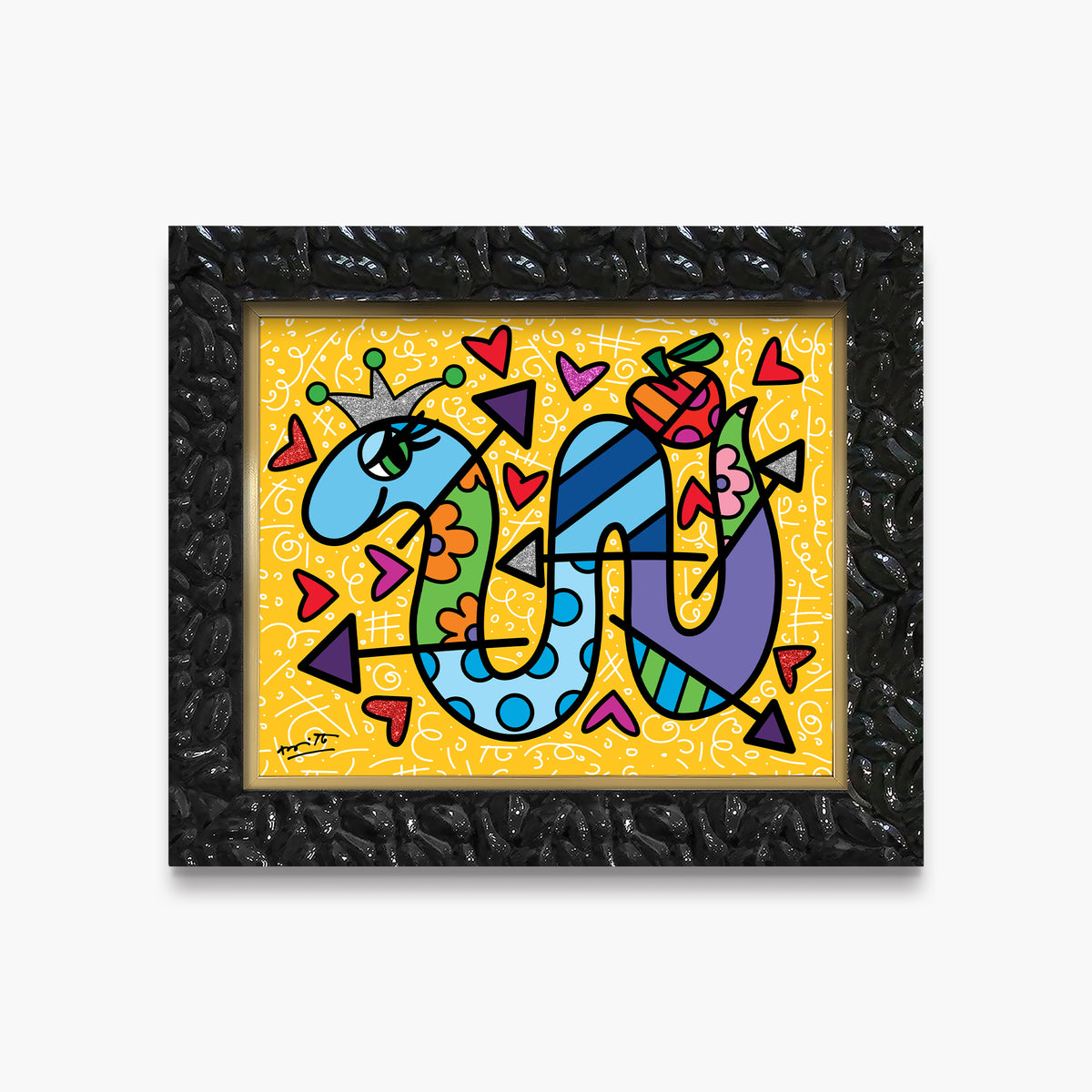 Romero Britto another temptation limited edition print  colorful pop art design