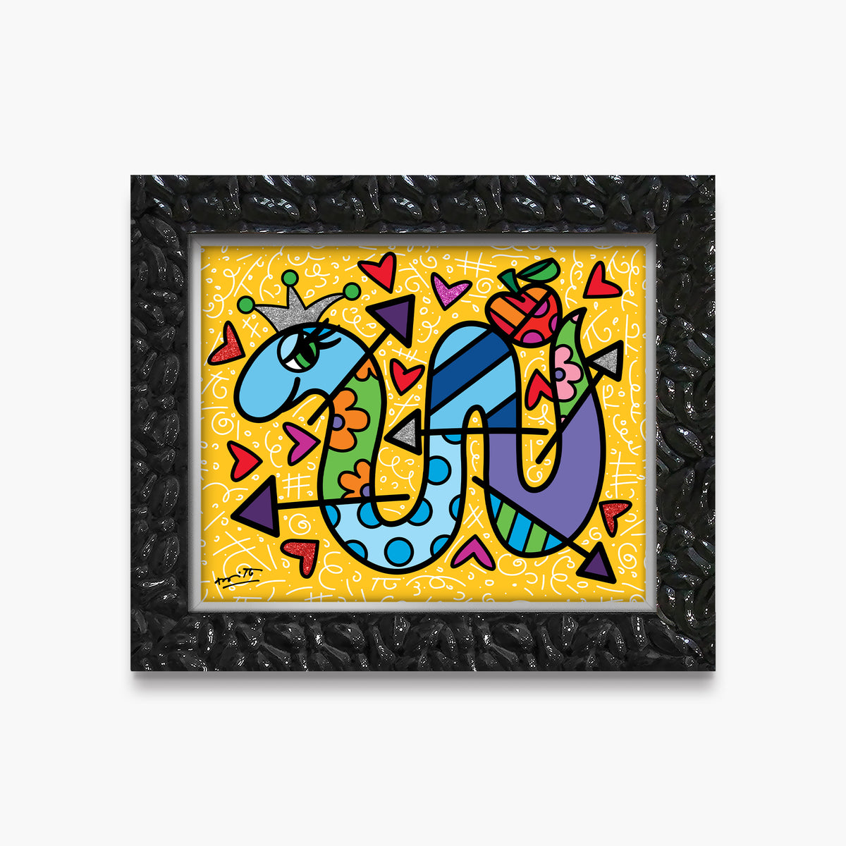 Romero Britto another temptation limited edition print  contemporary pop art piece