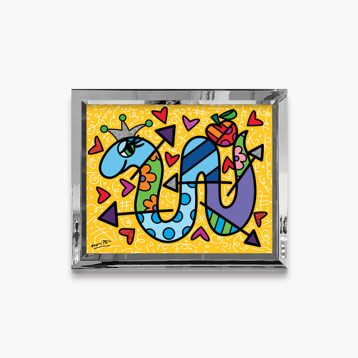 Romero Britto another temptation limited edition print  colorful pop art design