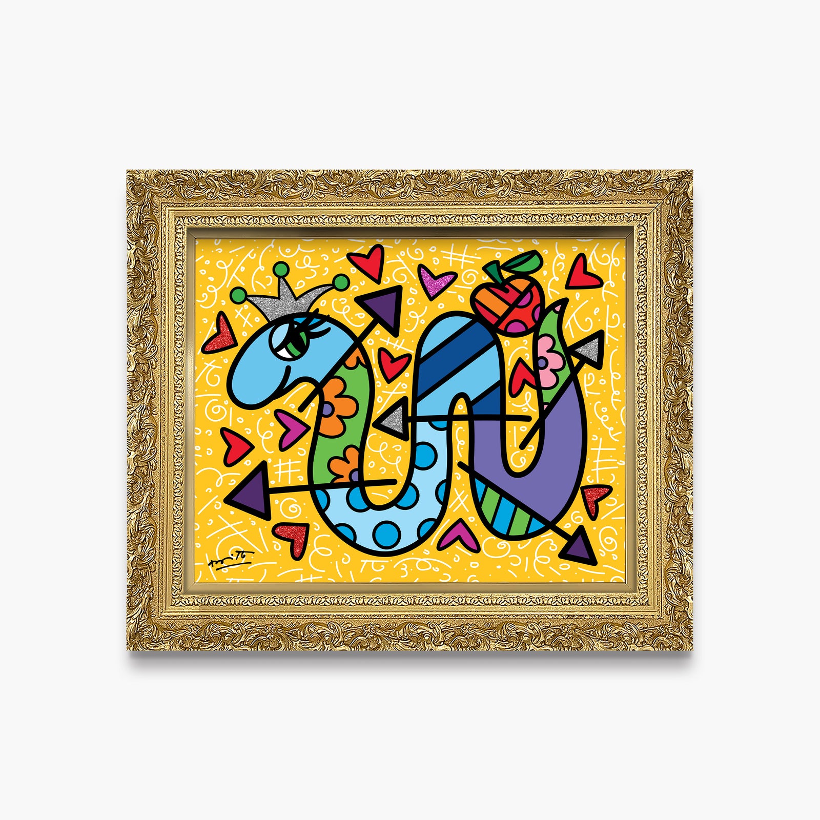another temptation limited edition print  artistic colorful design collectible