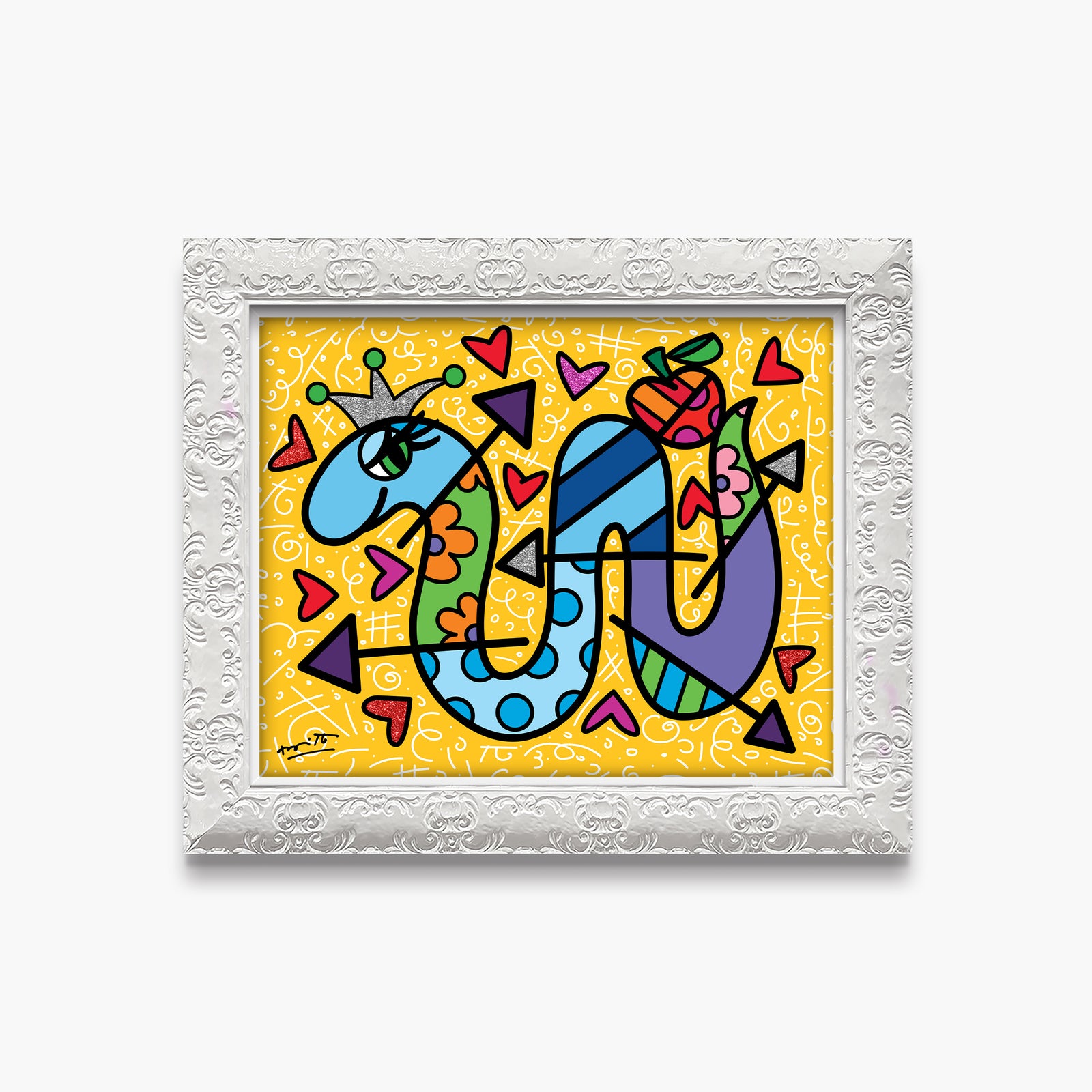 Romero Britto another temptation limited edition print  contemporary pop art piece