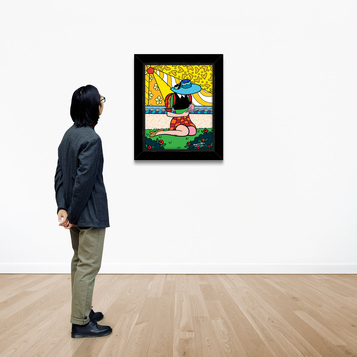 palm beach limited edition print  colorful decorative collectible gift idea