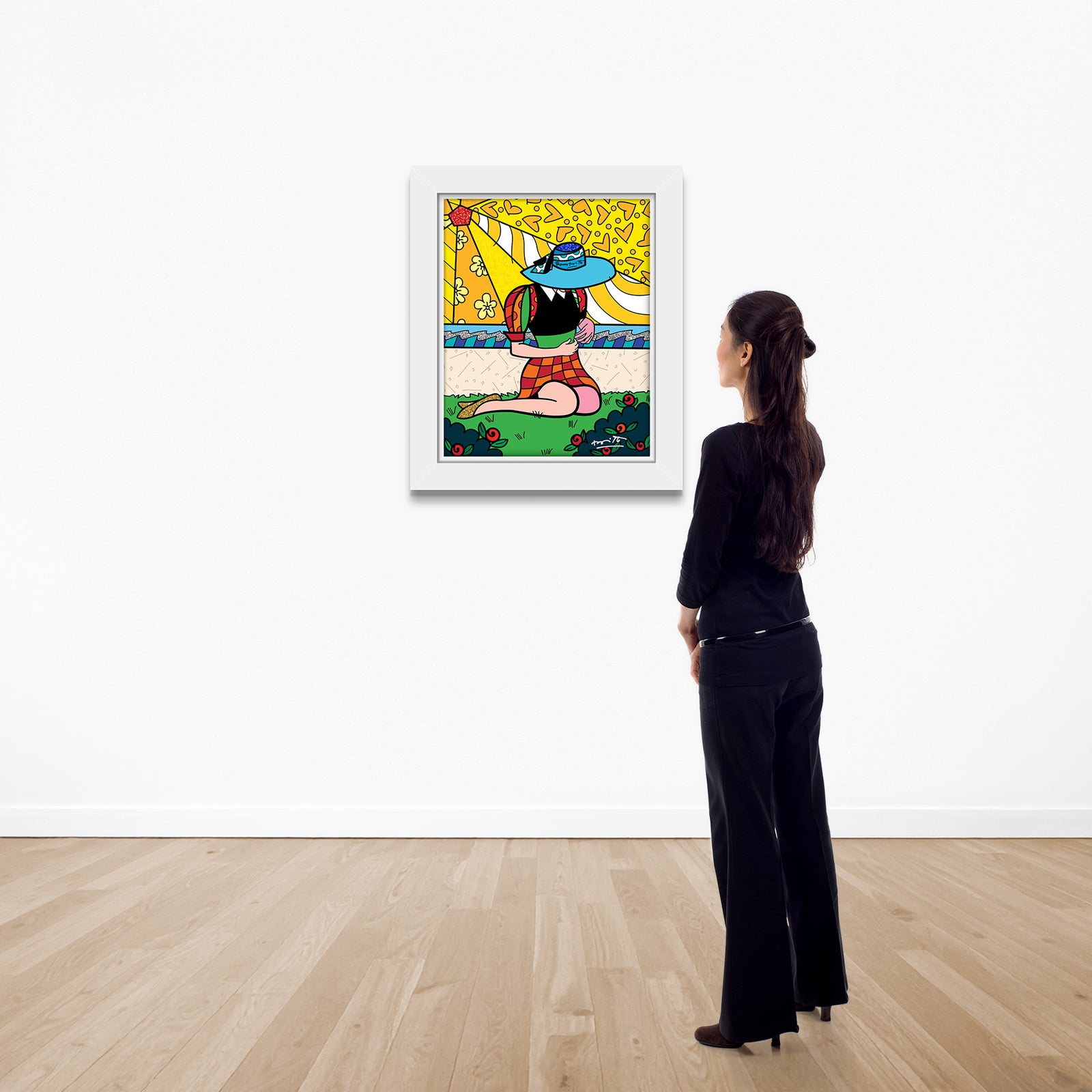 modern pop art palm beach limited edition print  vibrant home decor