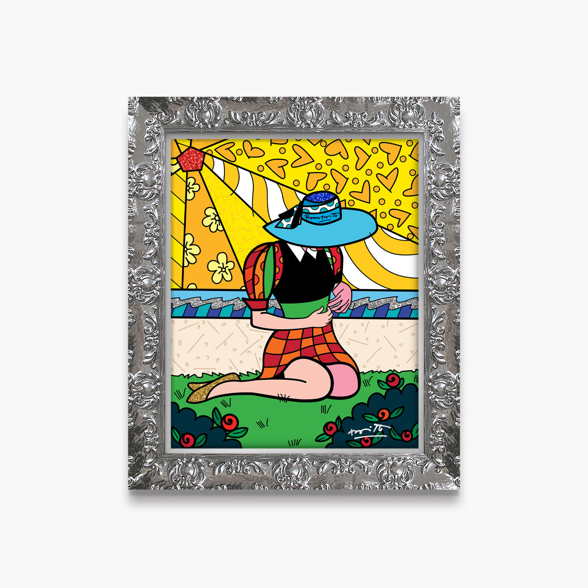 palm beach limited edition print  colorful decorative collectible gift idea