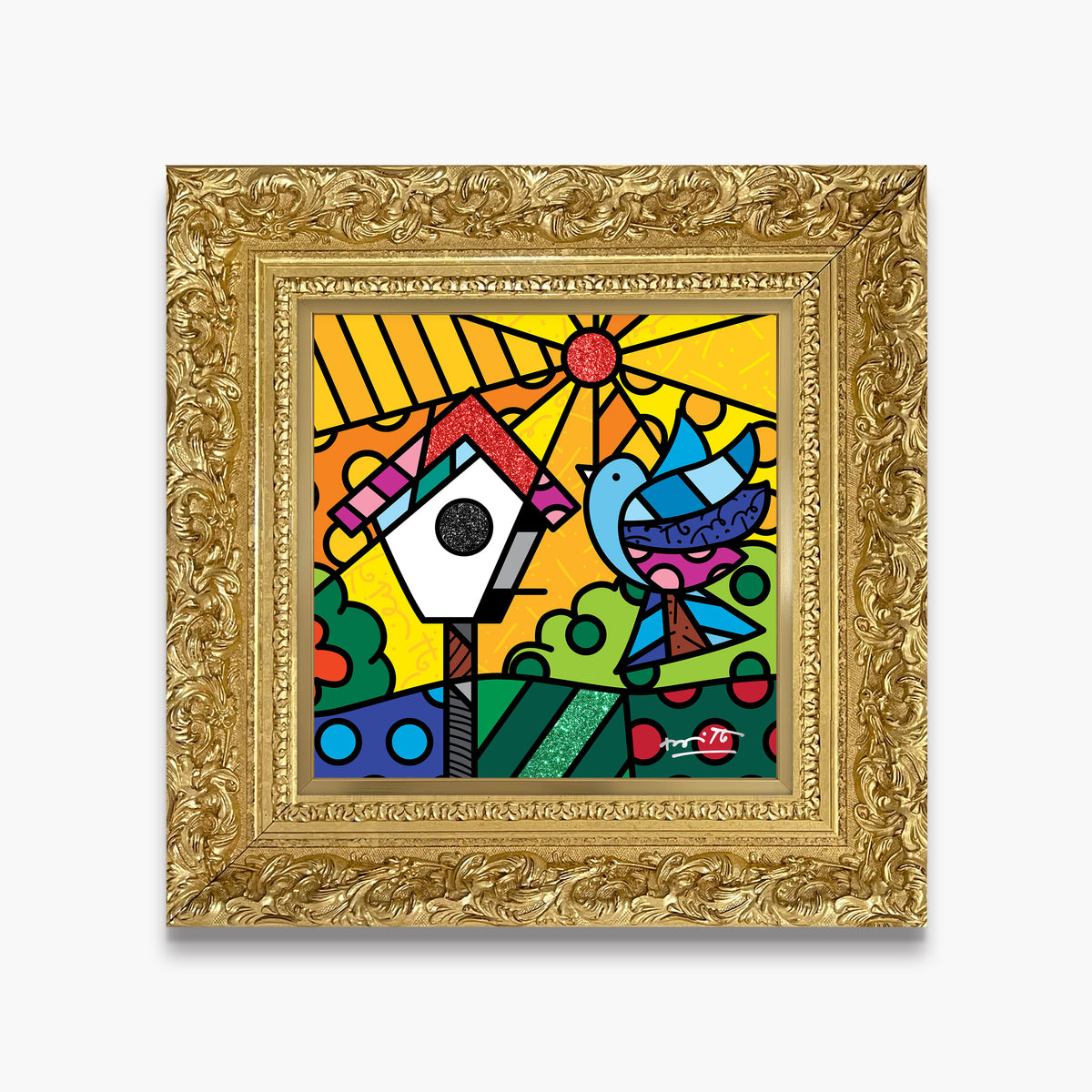 modern pop art home sweet home limited edition  vibrant home decor