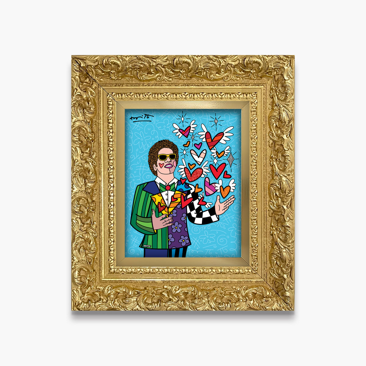 sharing love limited edition print  colorful decorative collectible gift idea