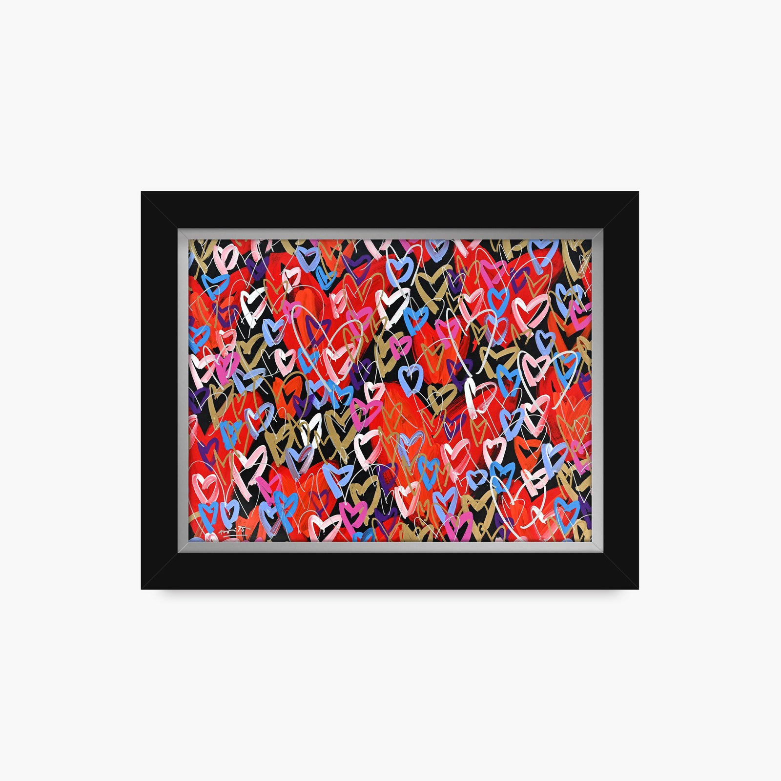 Romero Britto loads of love limited edition  colorful pop art design