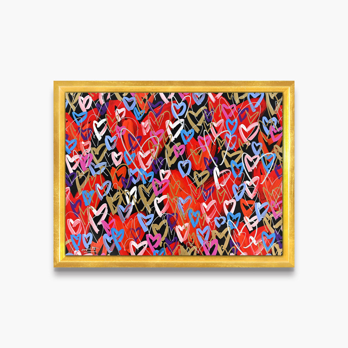 modern pop art loads of love limited edition  vibrant home decor