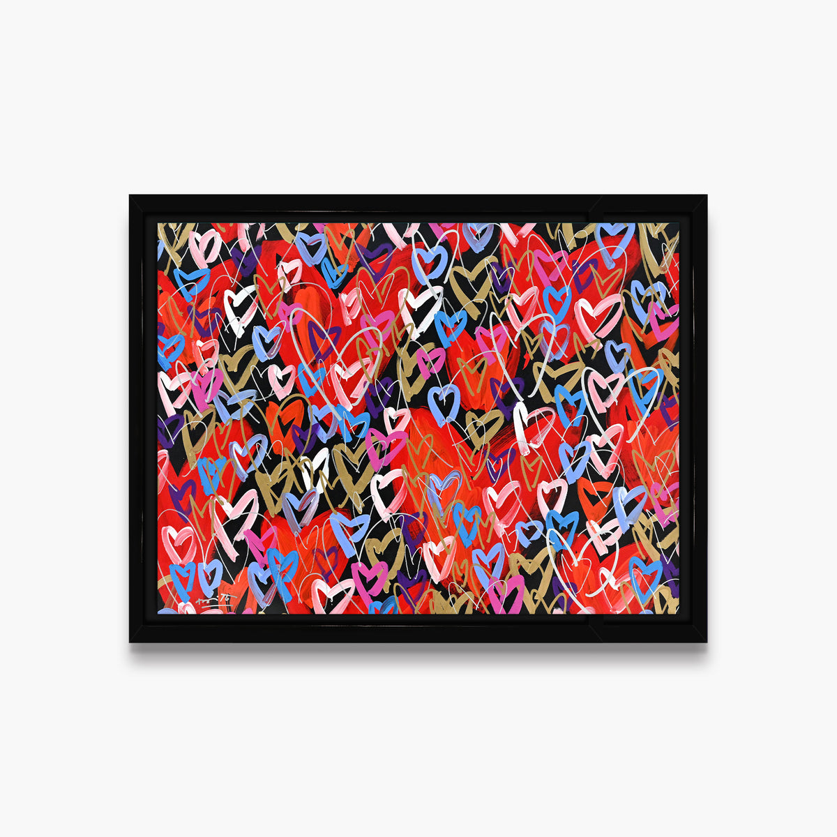 Romero Britto loads of love limited edition  colorful pop art design