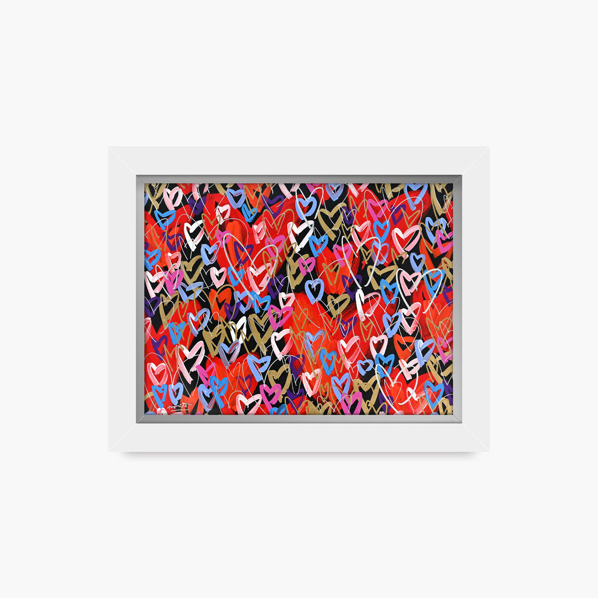 modern pop art loads of love limited edition  vibrant home decor