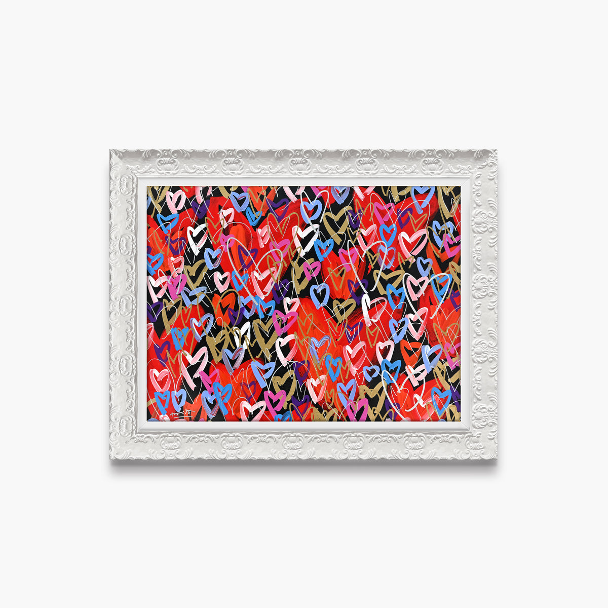 Romero Britto loads of love limited edition  colorful pop art design