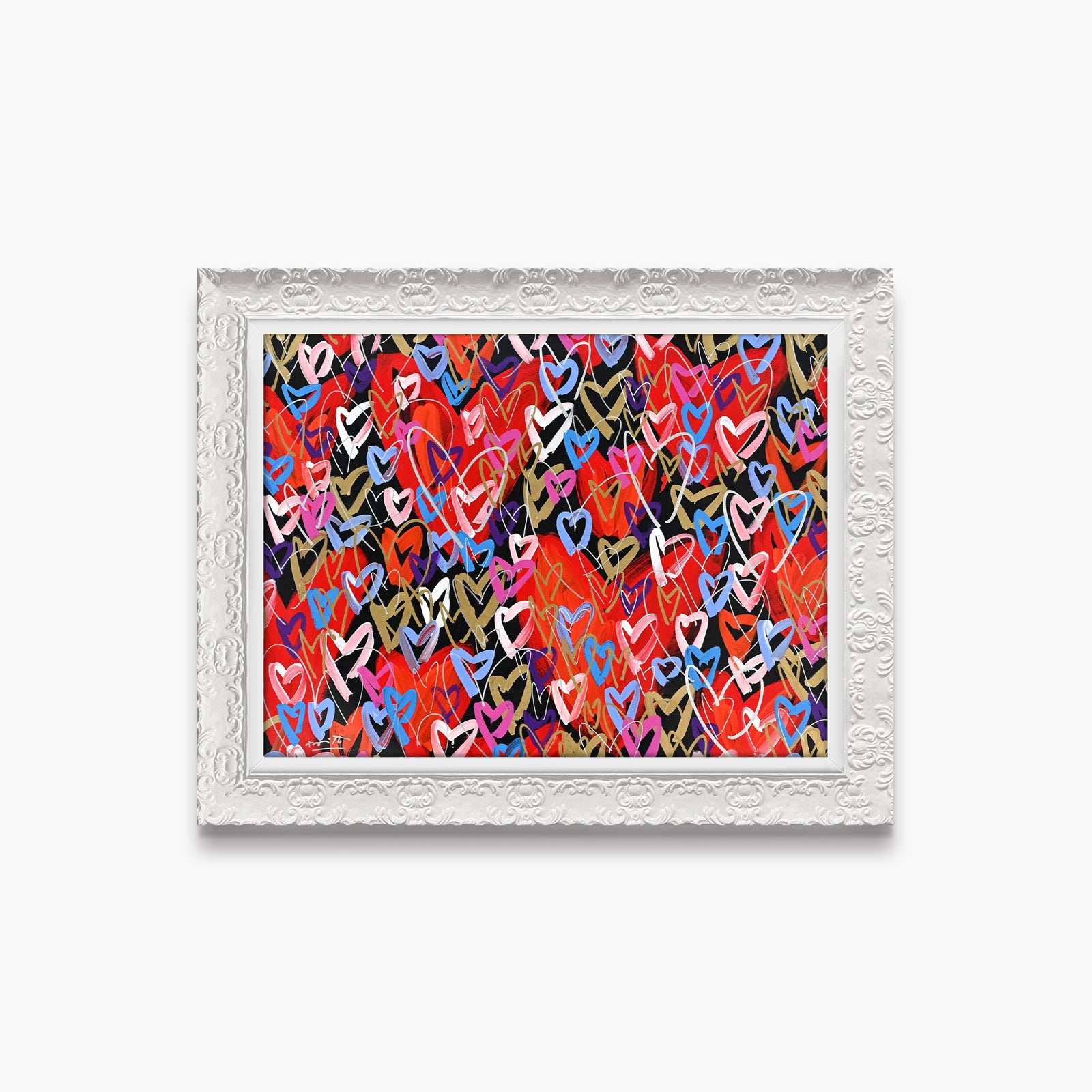 Romero Britto loads of love limited edition  colorful pop art design