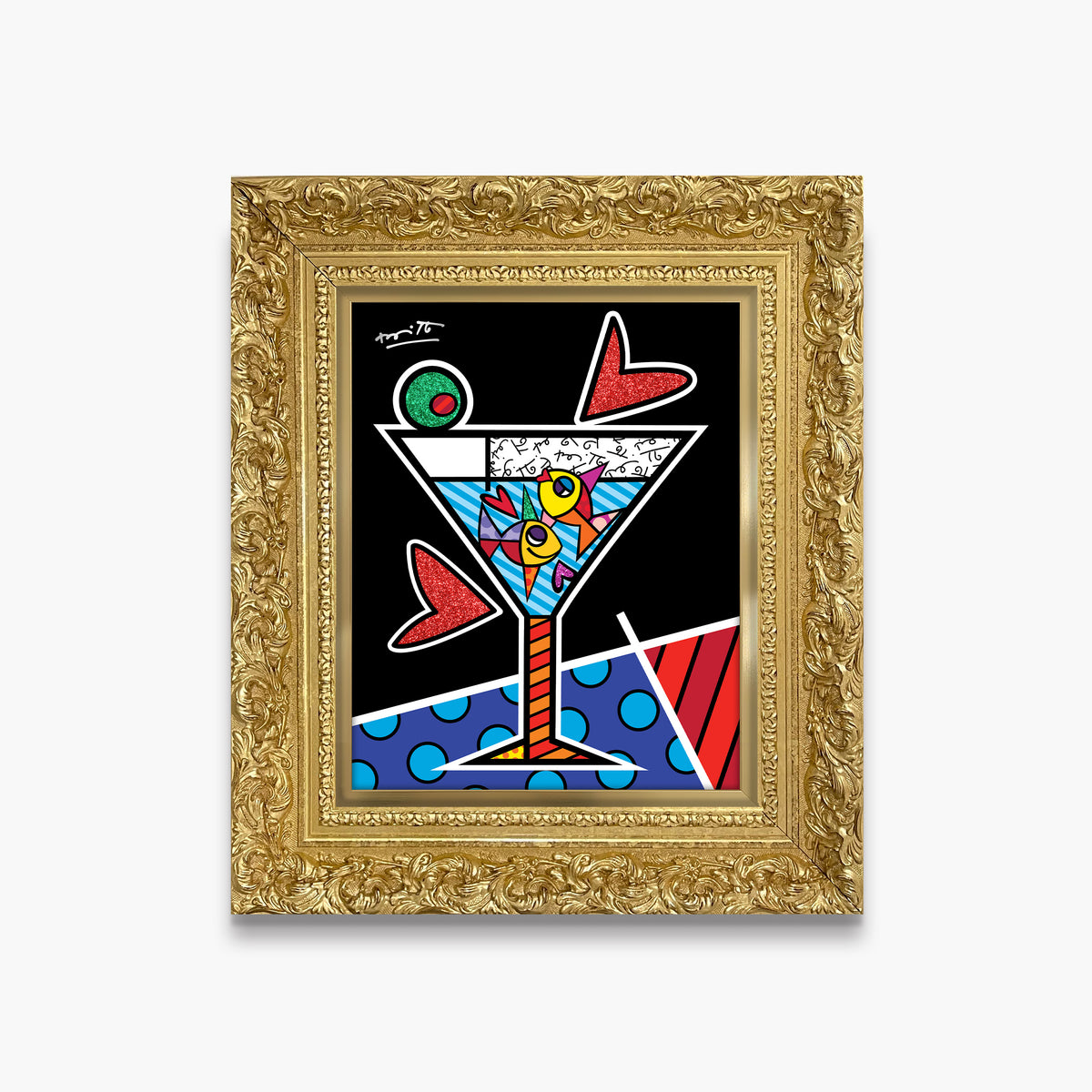 modern pop art cheers to love limited edition  vibrant home decor