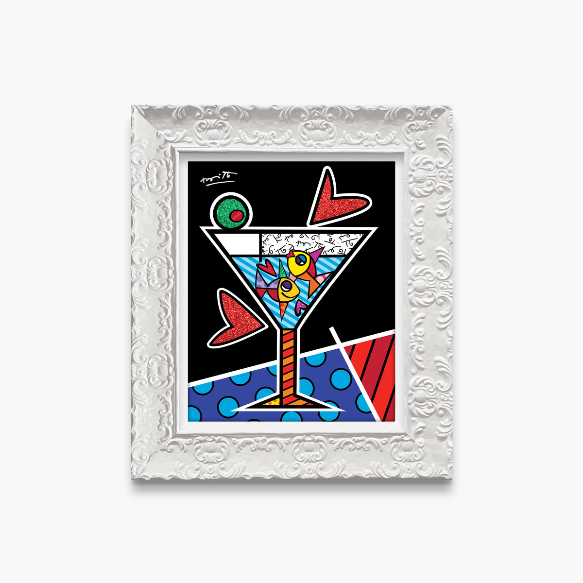 modern pop art cheers to love limited edition  vibrant home decor