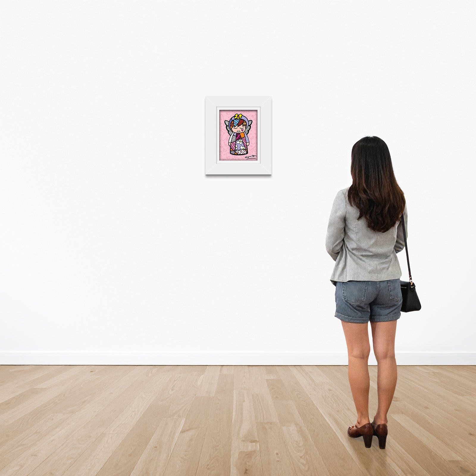 modern pop art its a girl limited edition  vibrant home decor