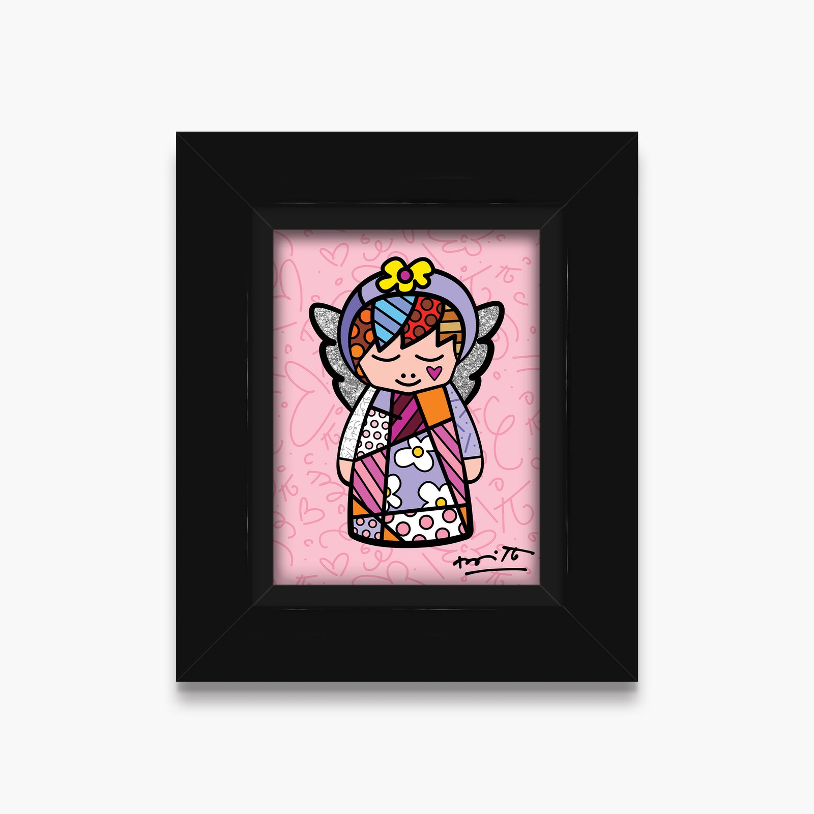 Romero Britto its a girl limited edition  colorful pop art design