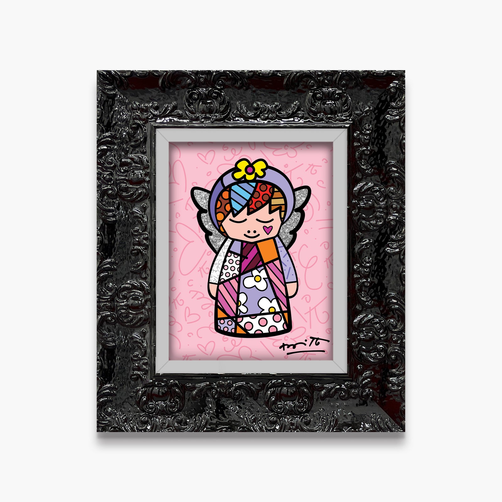 Romero Britto its a girl limited edition  colorful pop art design