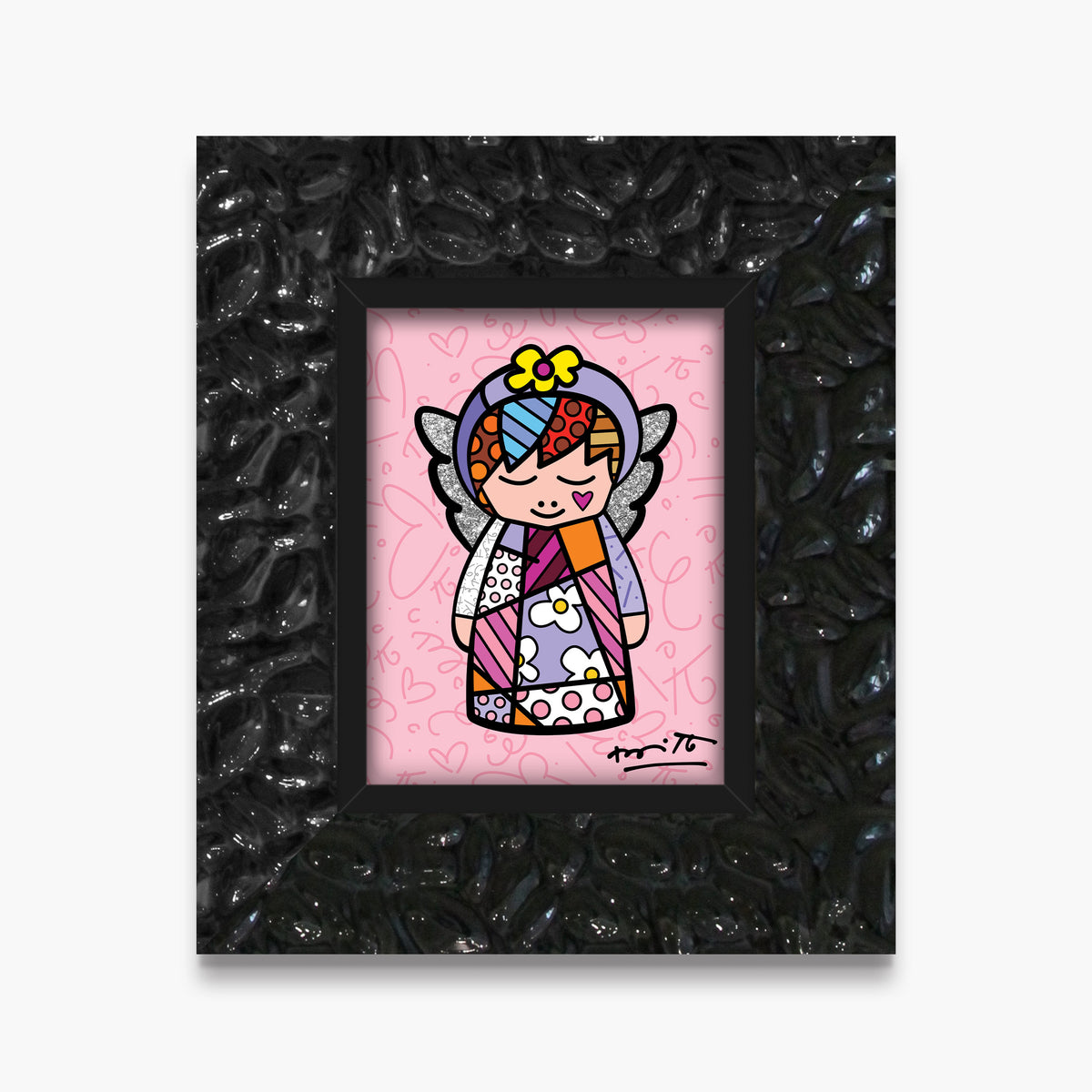Romero Britto its a girl limited edition  contemporary pop art piece