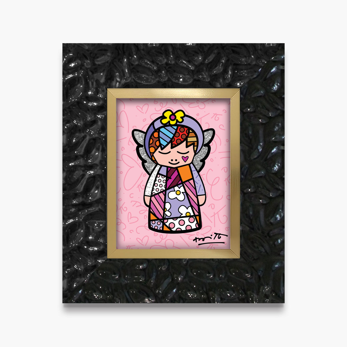 Romero Britto its a girl limited edition  colorful pop art design
