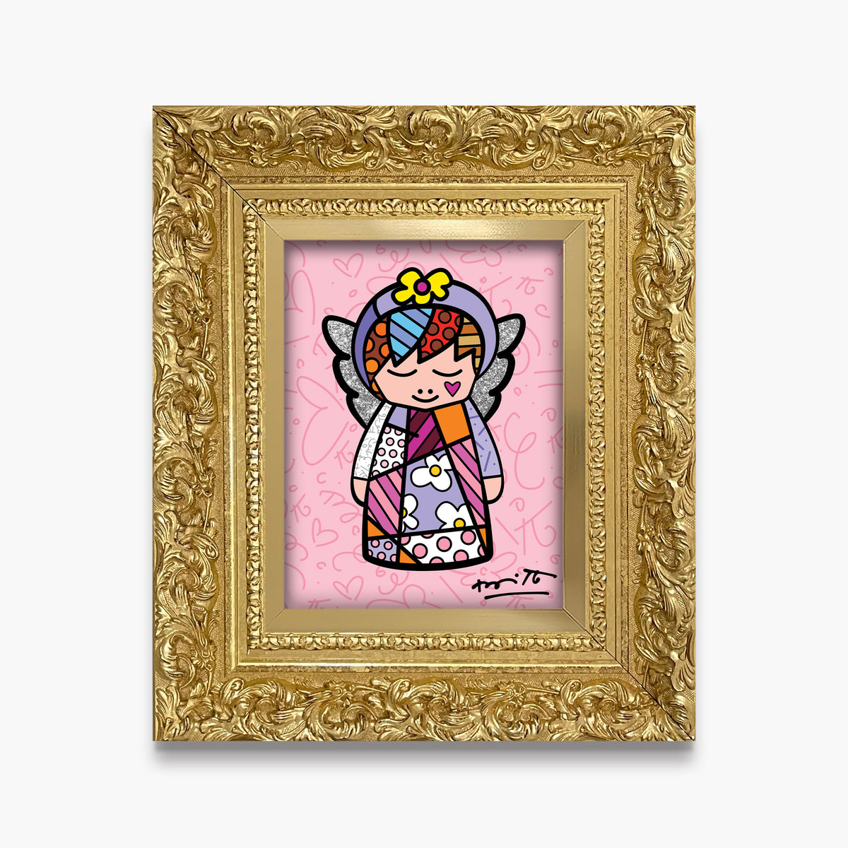 modern pop art its a girl limited edition  vibrant home decor