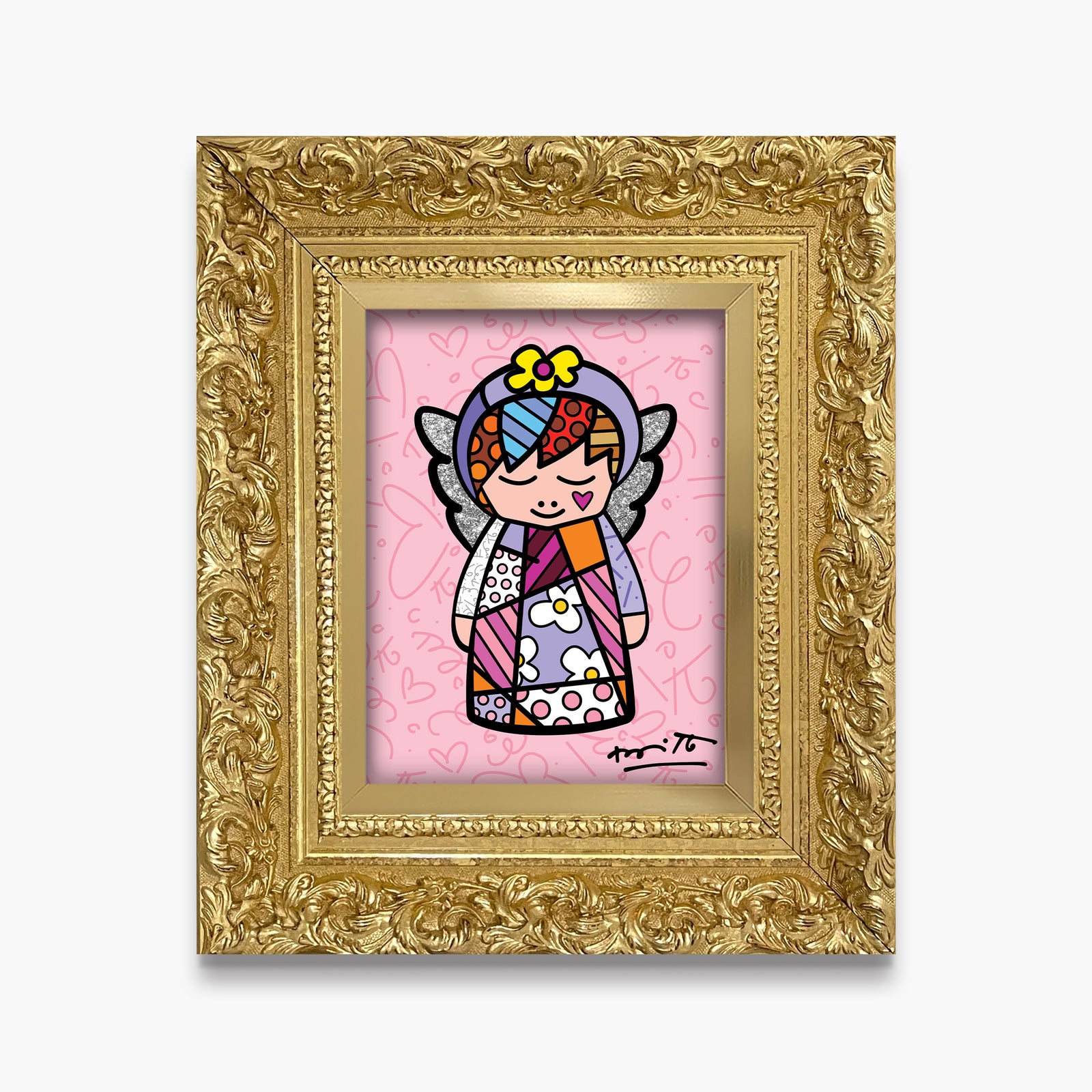 modern pop art its a girl limited edition  vibrant home decor