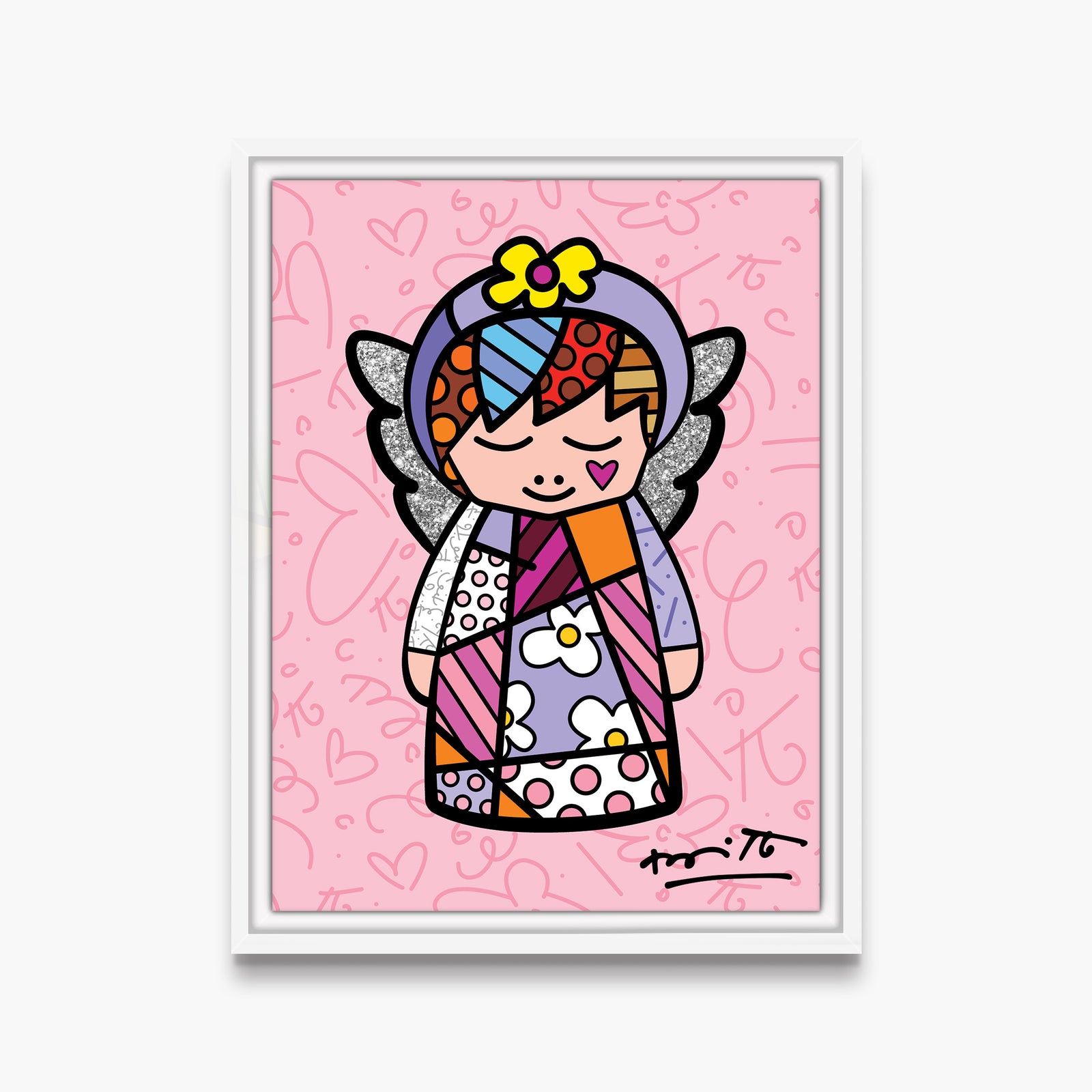 its a girl limited edition  artistic colorful design collectible