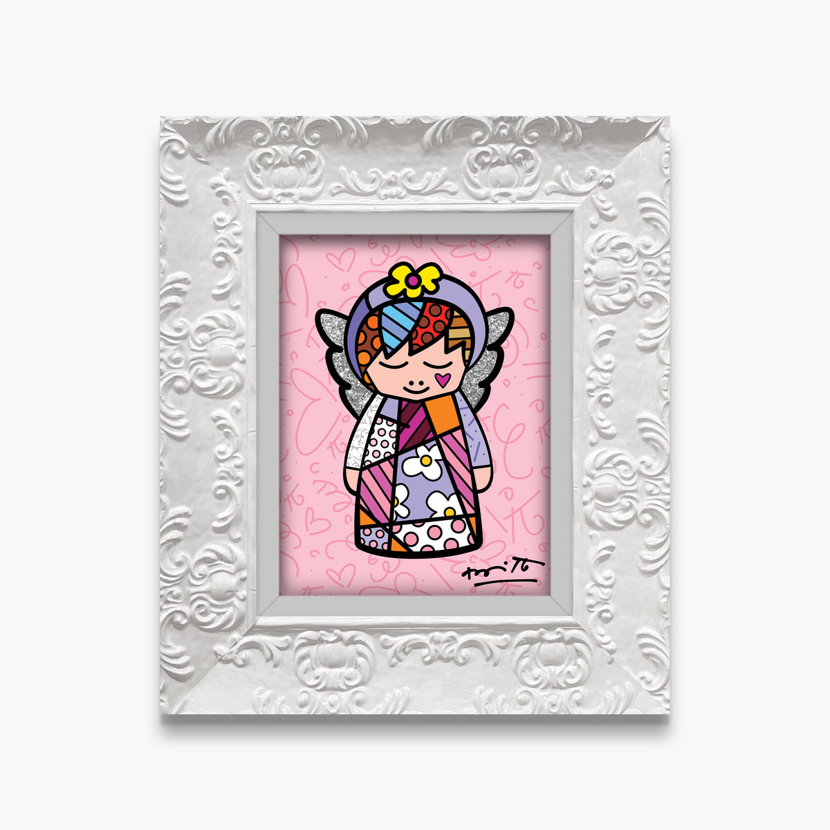 its a girl limited edition  artistic colorful design collectible