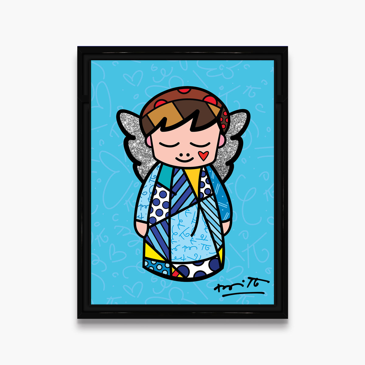 Romero Britto its a boy limited edition  colorful pop art design