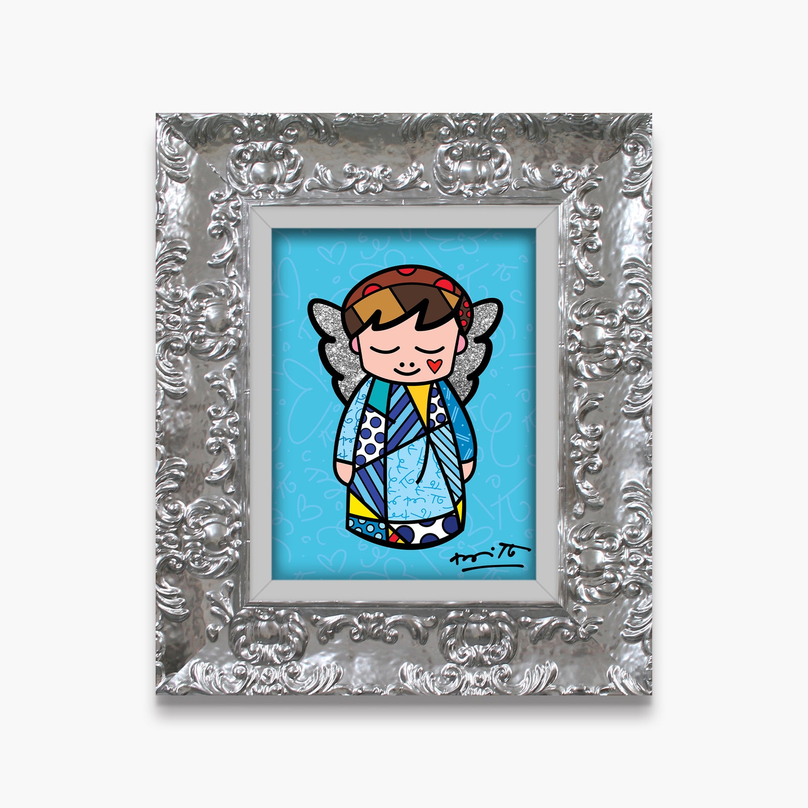Romero Britto its a boy limited edition  colorful pop art design