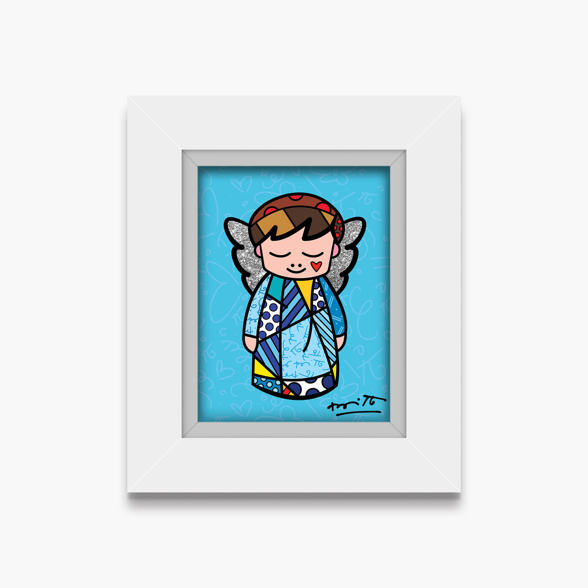 Romero Britto its a boy limited edition  contemporary pop art piece