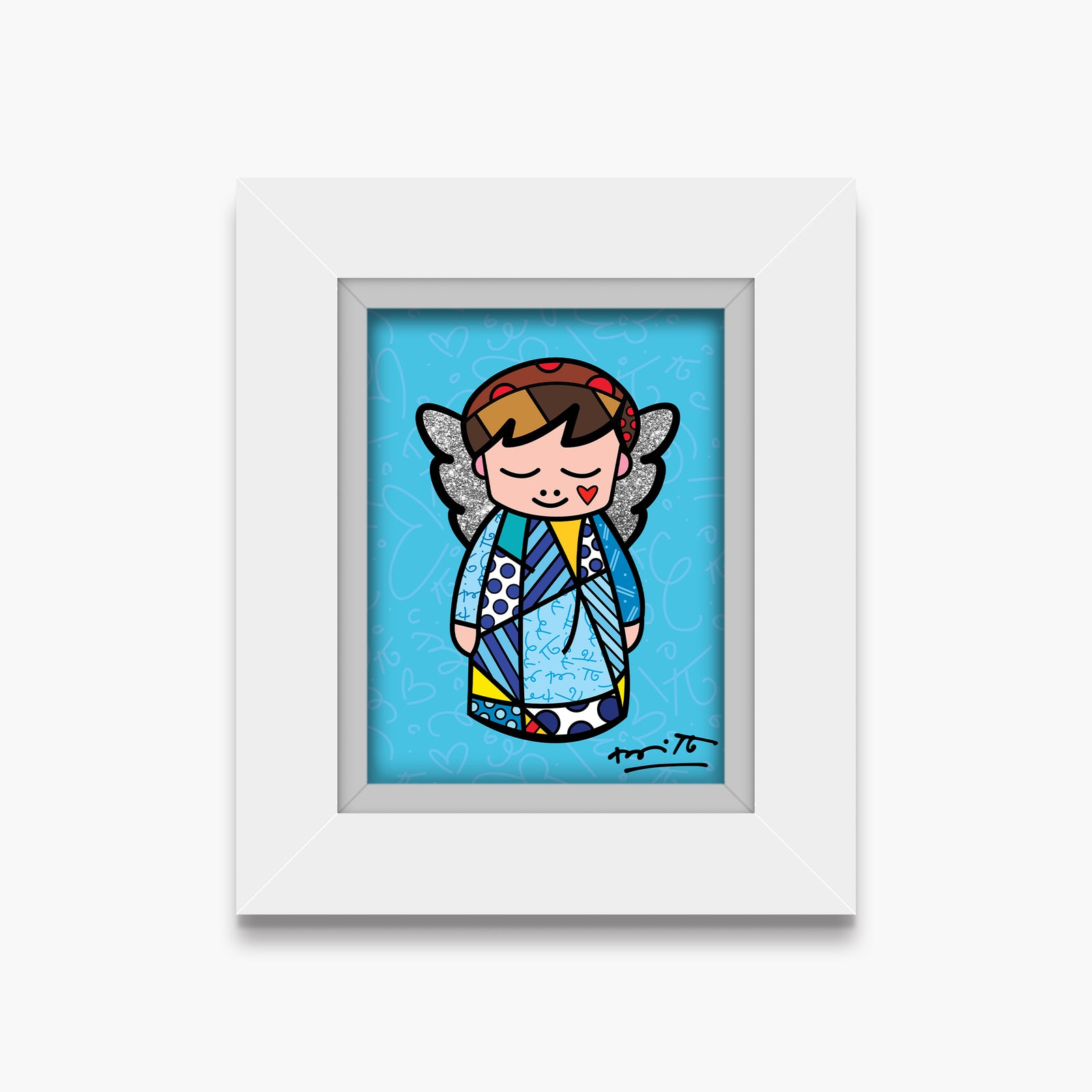 Romero Britto its a boy limited edition  contemporary pop art piece