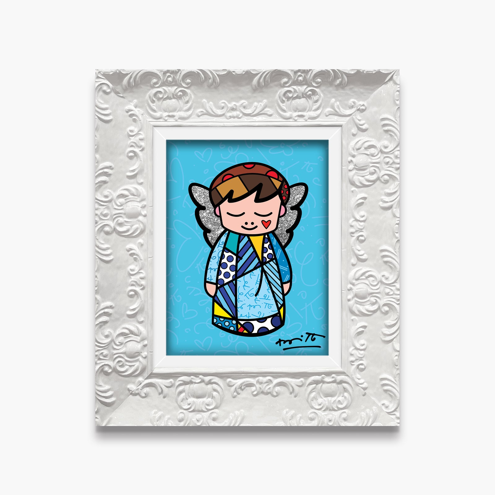 Romero Britto its a boy limited edition  contemporary pop art piece