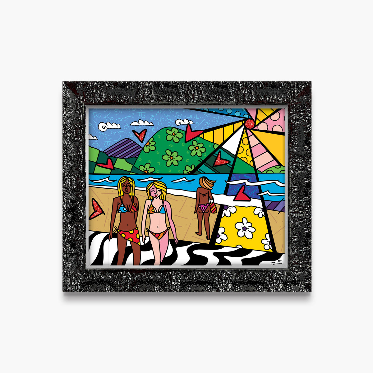 copacabana limited edition print  artistic colorful design collectible