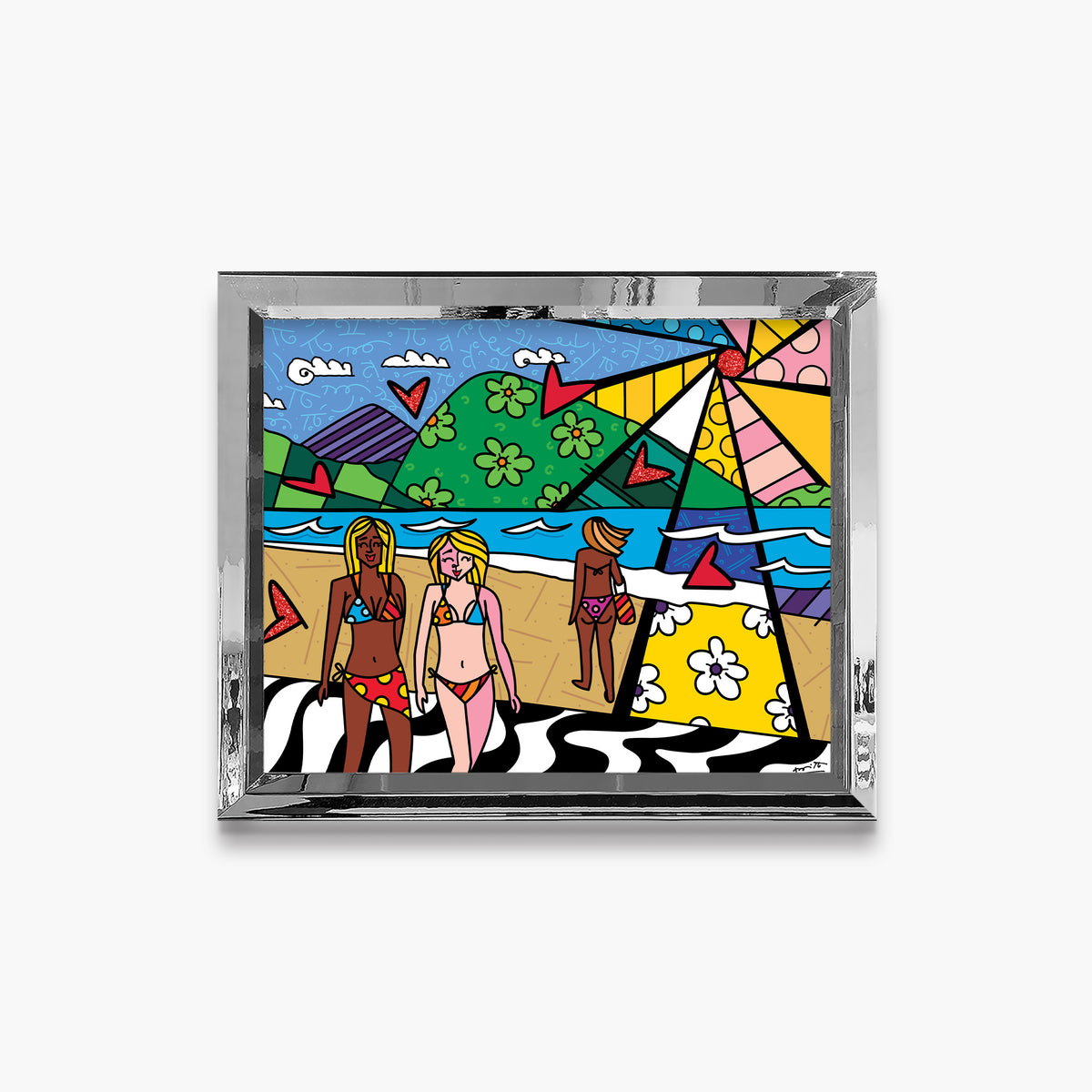 copacabana limited edition print  colorful decorative collectible gift idea