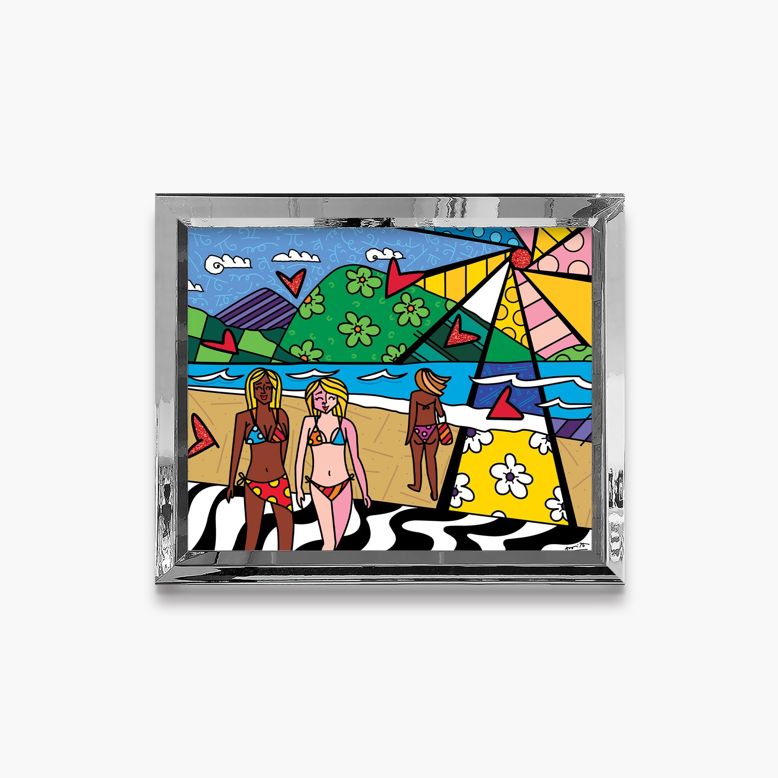 copacabana limited edition print  colorful decorative collectible gift idea