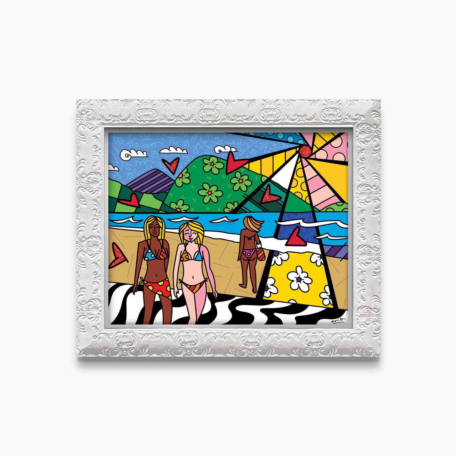 copacabana limited edition print  artistic colorful design collectible