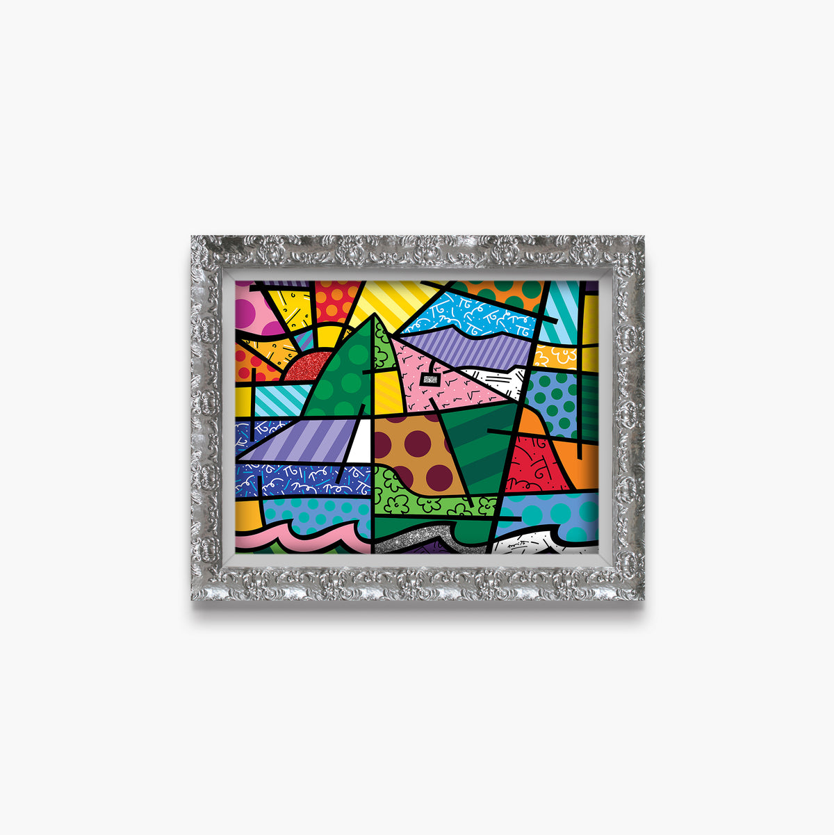 Romero Britto rio limited edition print  contemporary pop art piece