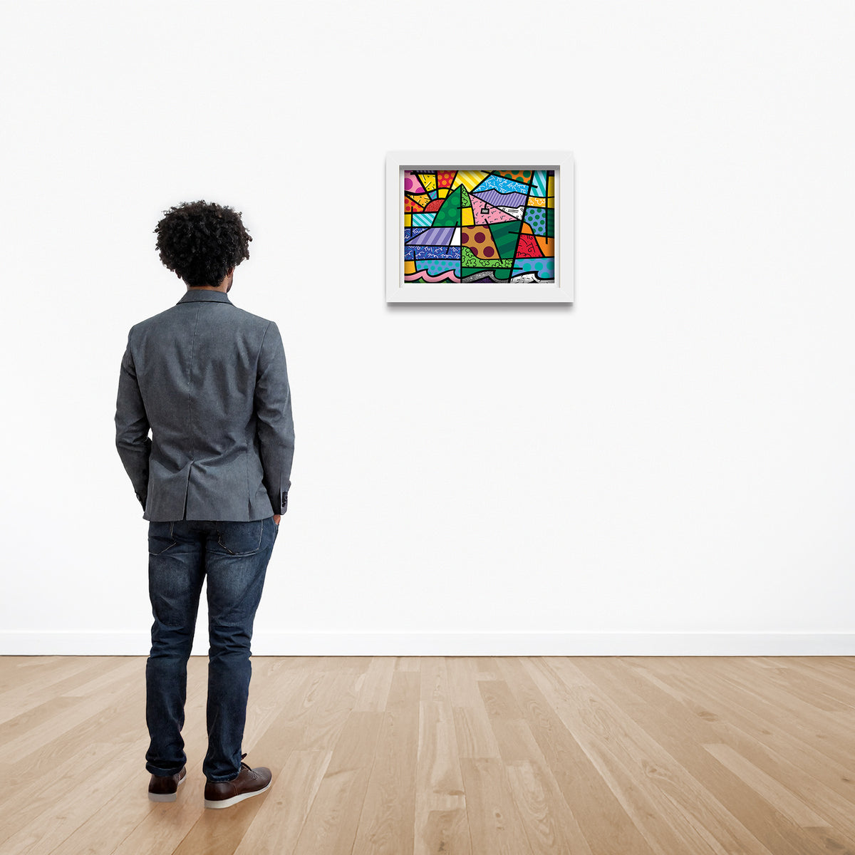 modern pop art rio limited edition print  vibrant home decor